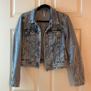 Free People Rumors Denim Jacket size small
